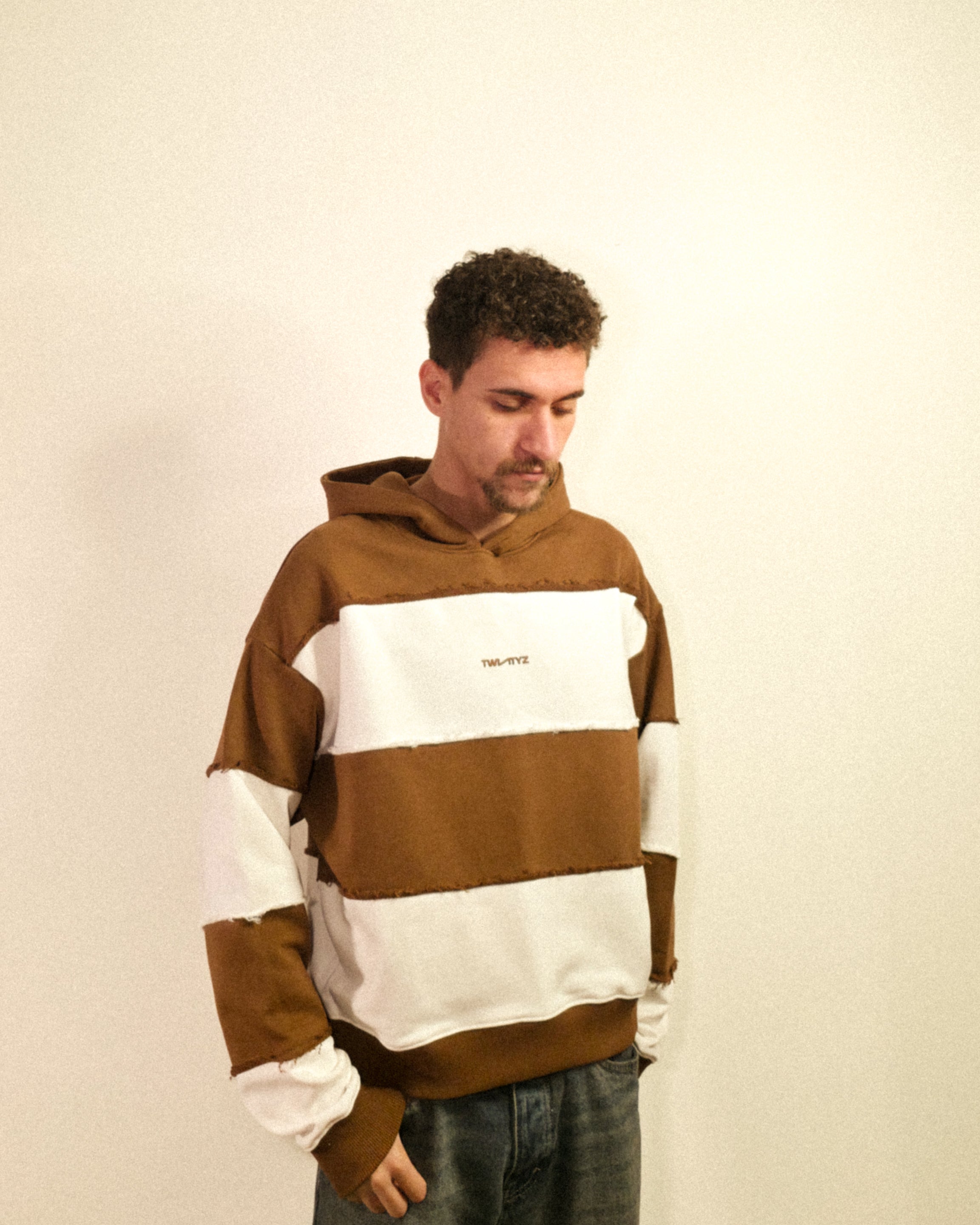 Cocoa Stripes Hoodie