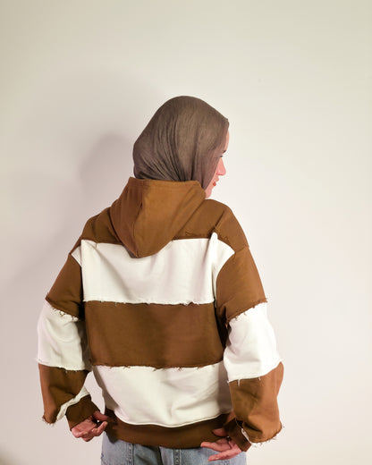 Cocoa Stripes Hoodie