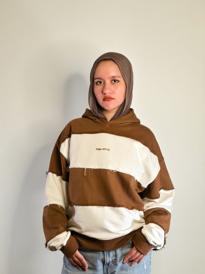 Cocoa Stripes Hoodie