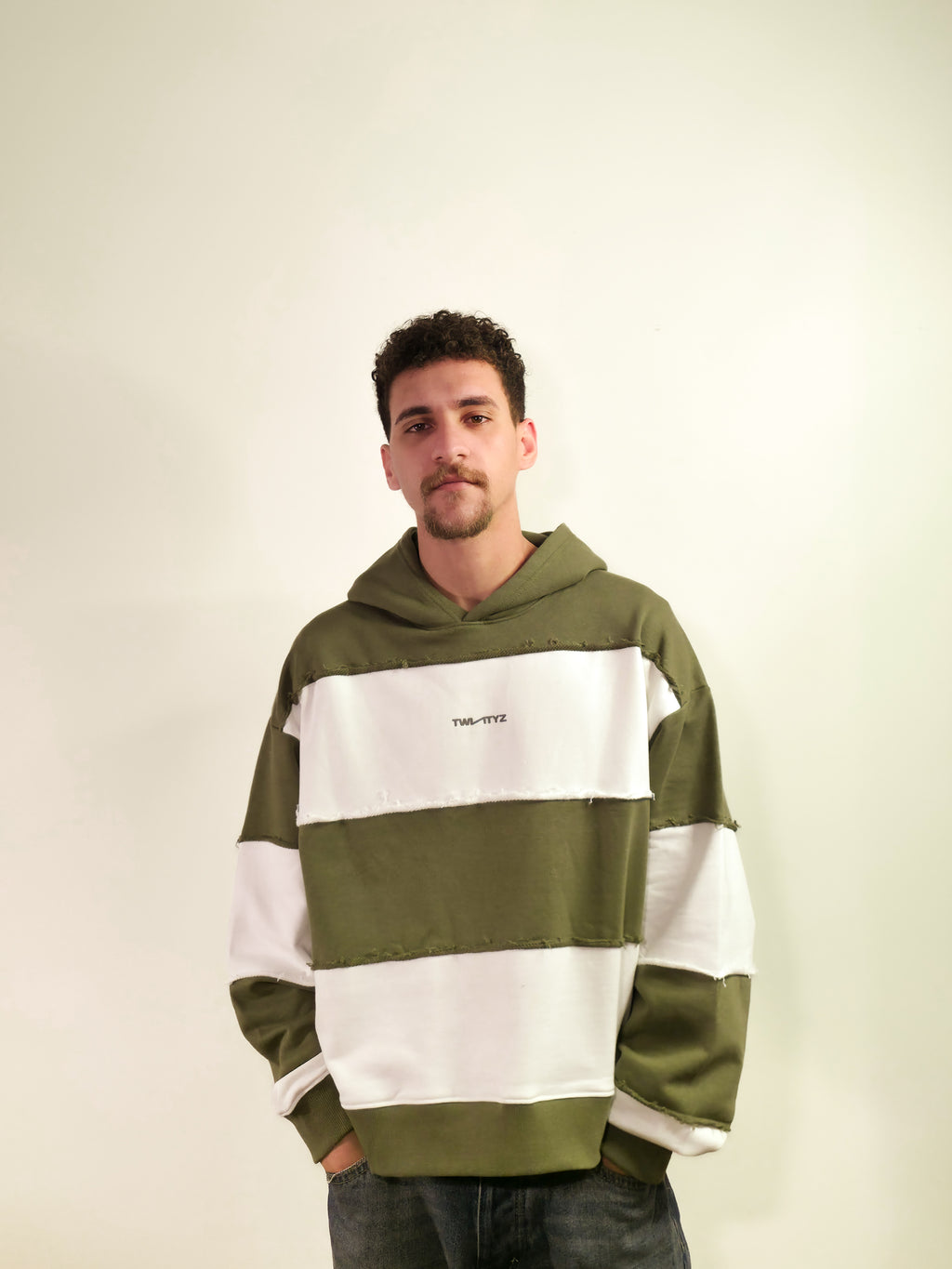 Avocado Stripes Hoodie