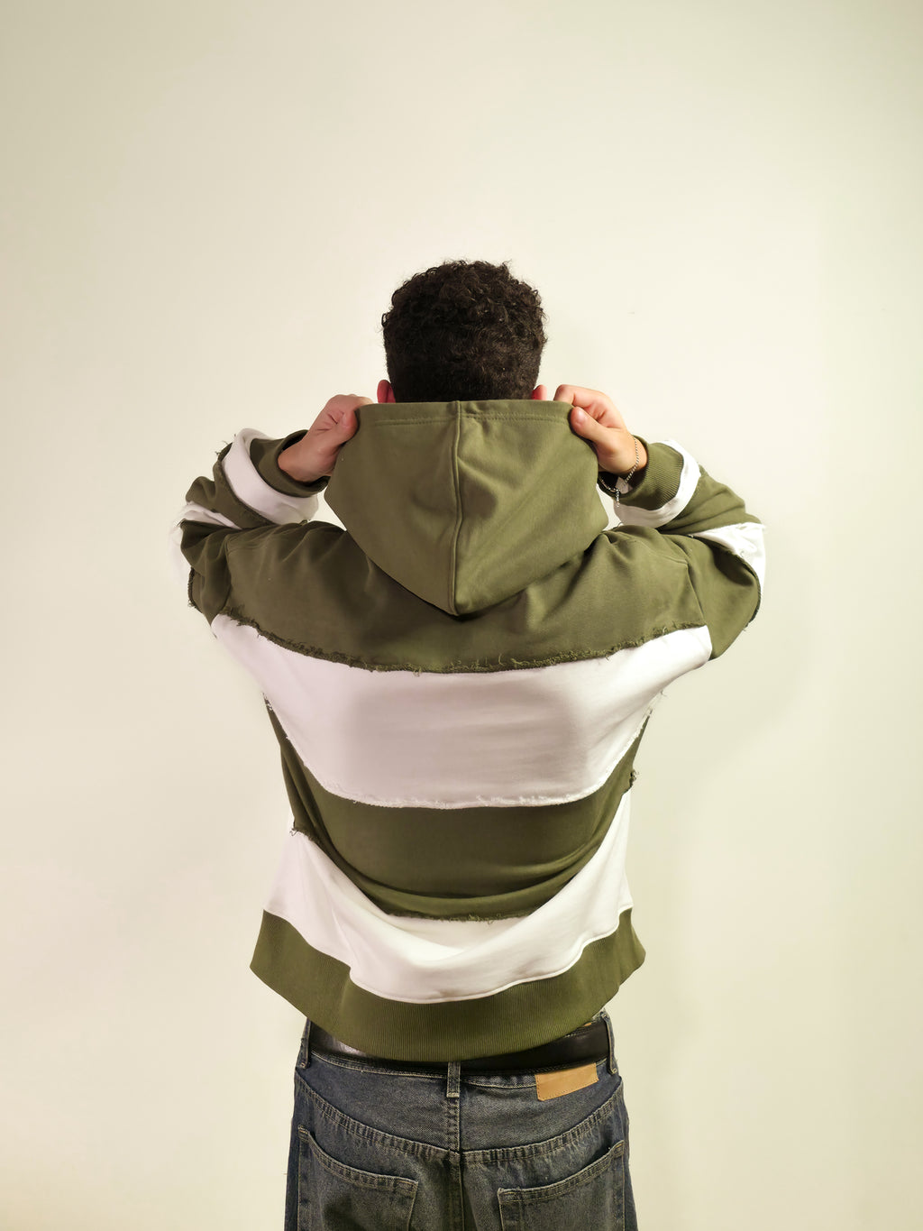 Avocado Stripes Hoodie