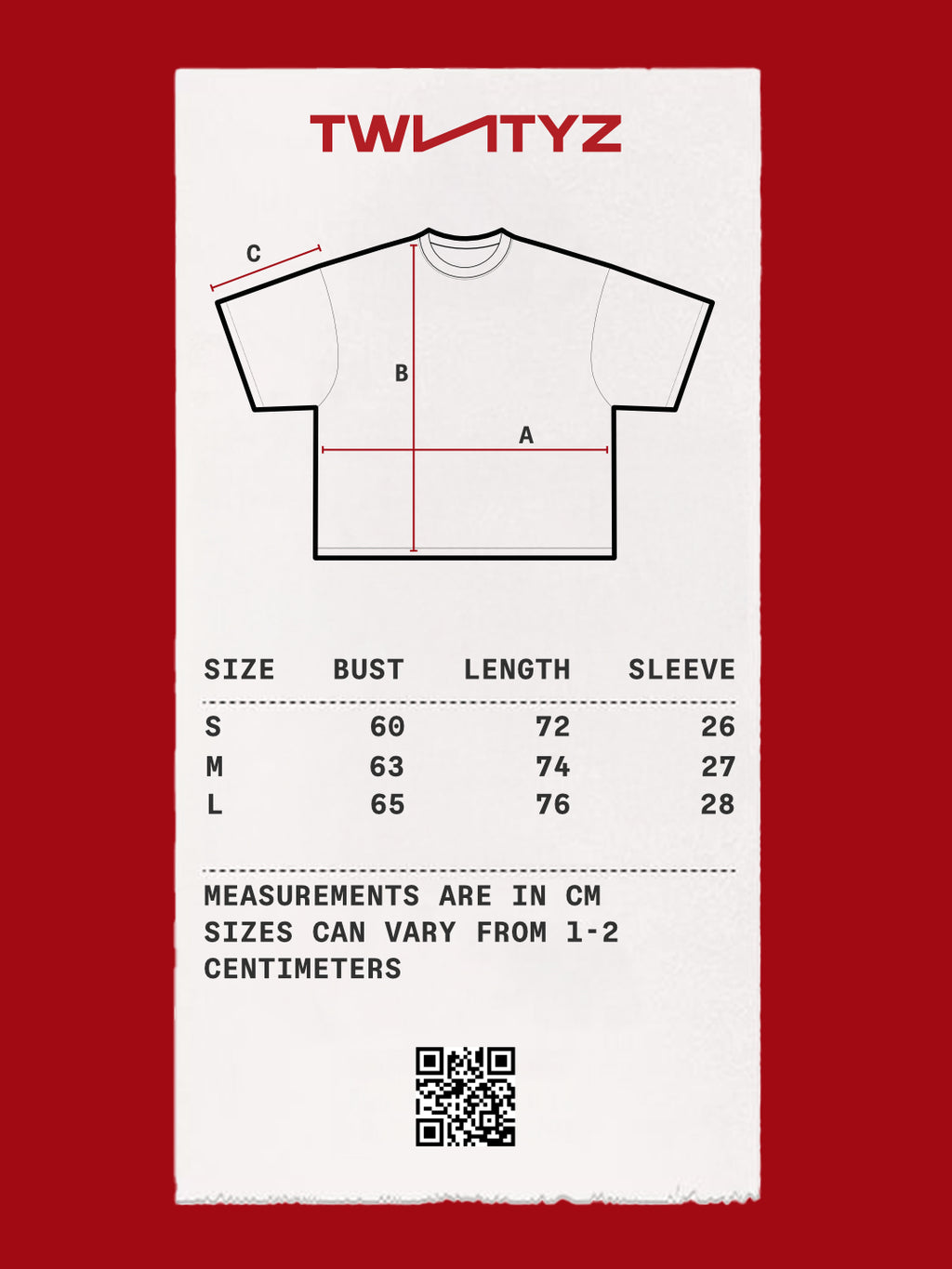 TWNTYZ Red T-shirt